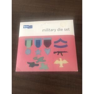 QuicKutz Military Die Set Handheld Papercraft Scrapbooking